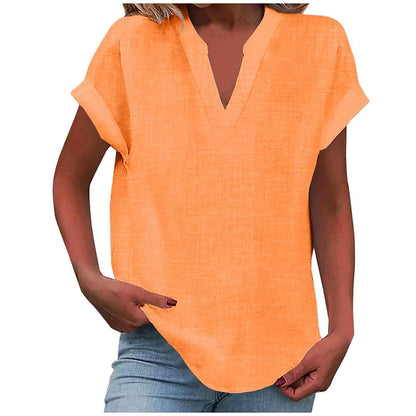 Bronte - Women's Linen Short Top - photo 8