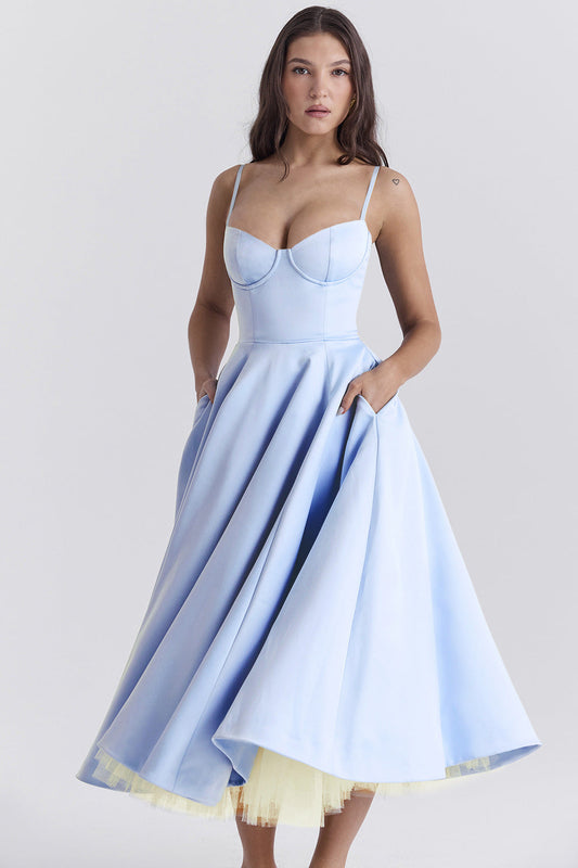 Estelle - Women's Flared Midi Dress - photo 2