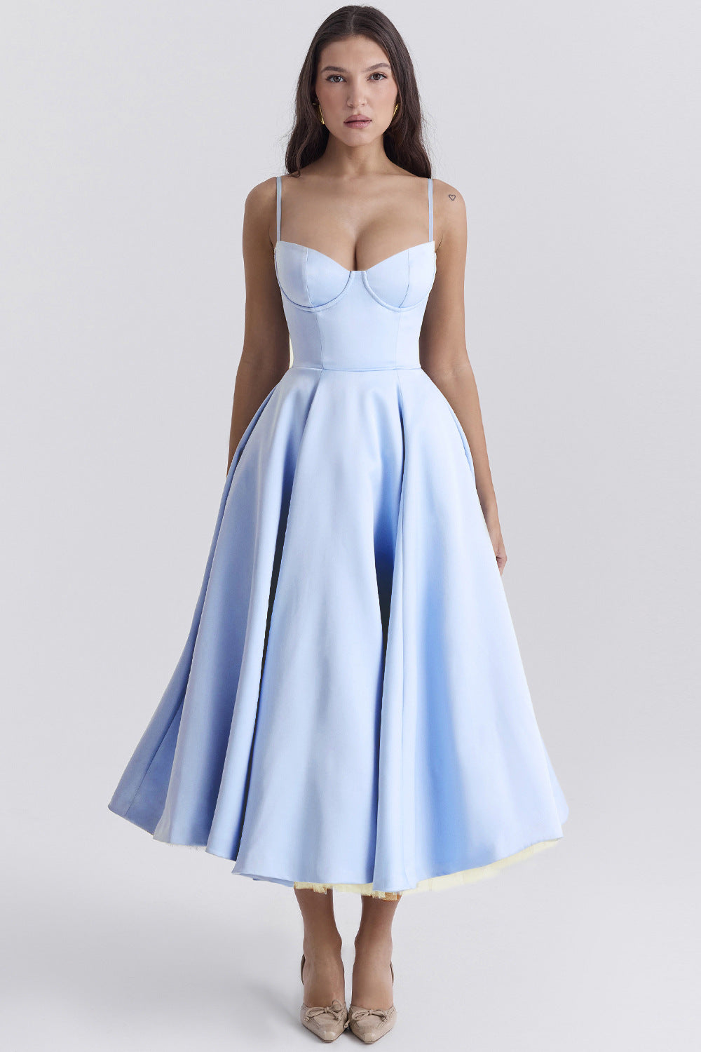 Estelle - Women's Flared Midi Dress - photo 6