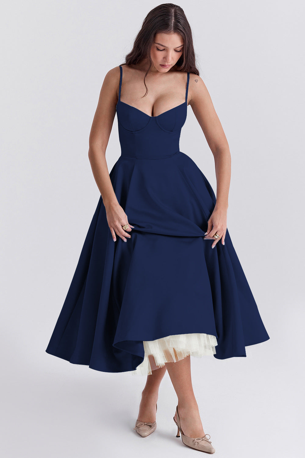 Estelle - Women's Flared Midi Dress - photo 14