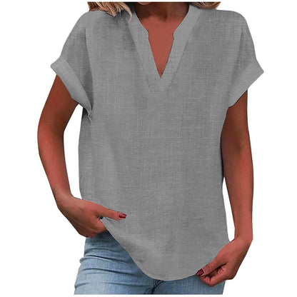 Bronte - Women's Linen Short Top - photo 5