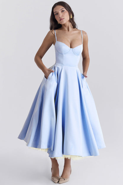 Estelle - Women's Flared Midi Dress - photo 1