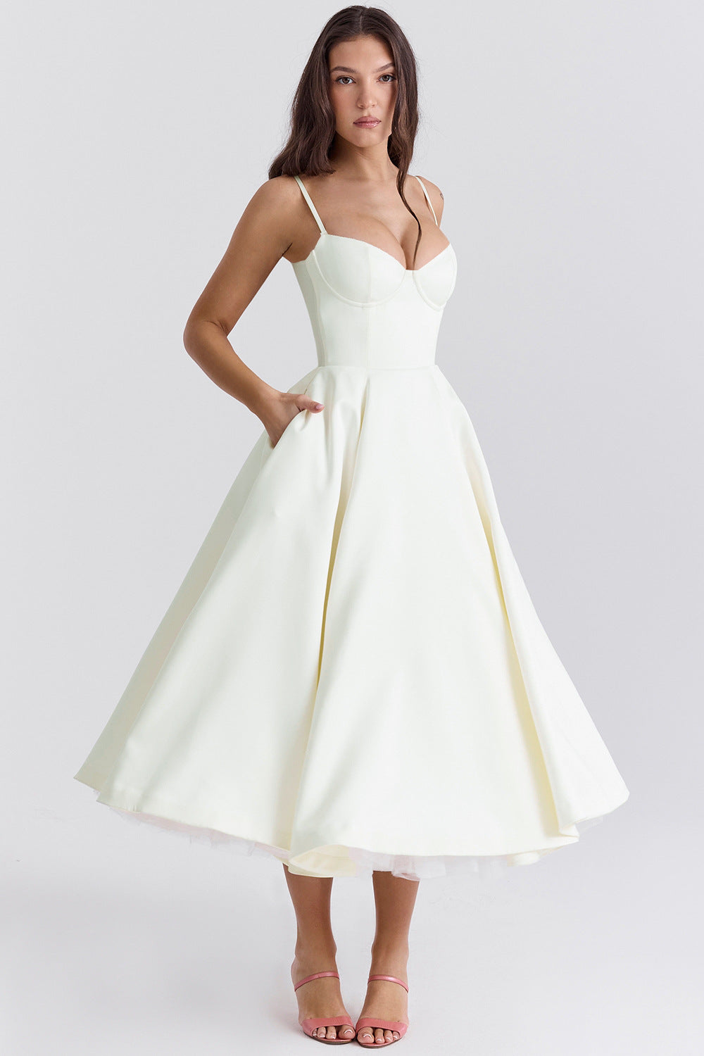 Estelle - Women's Flared Midi Dress - photo 18