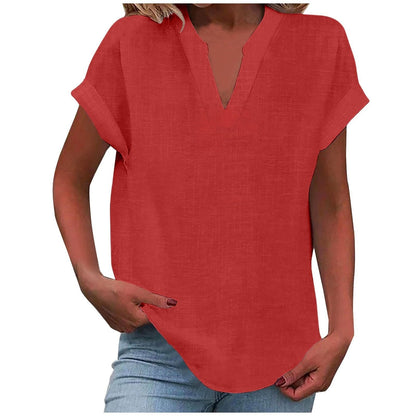 Bronte - Women's Linen Short Top - photo 4