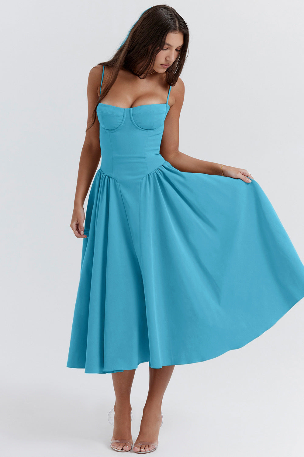 Veerle - Women's Flared Midi Dress - photo 9