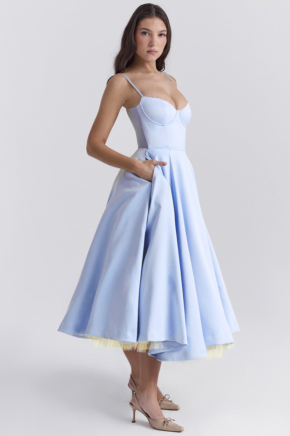 Estelle - Women's Flared Midi Dress - photo 4