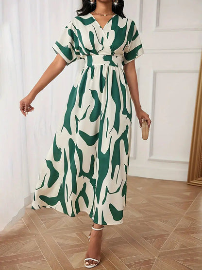 Saskia - Women's Wrap Maxi Dress - photo 3