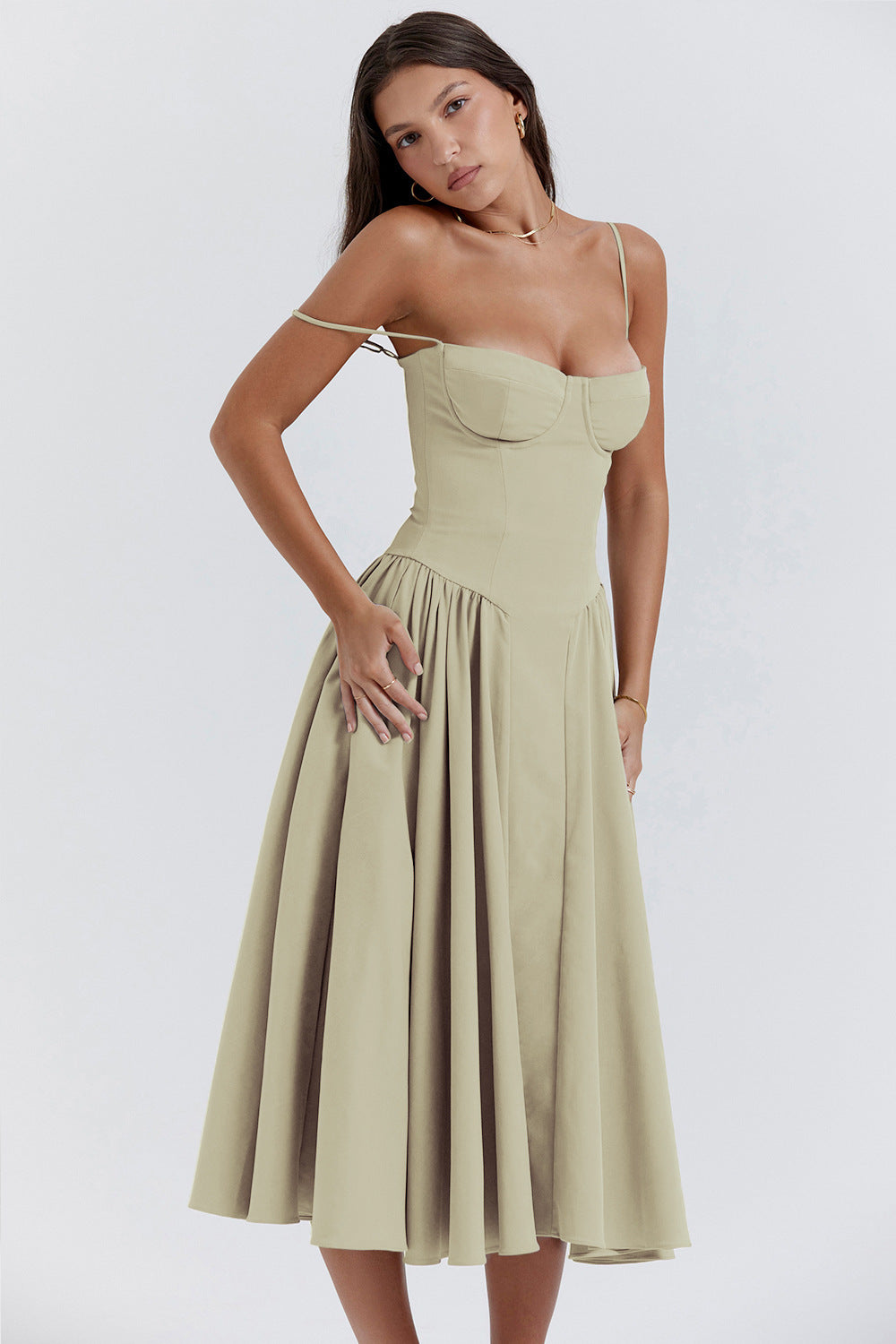 Veerle - Women's Flared Midi Dress - photo 17