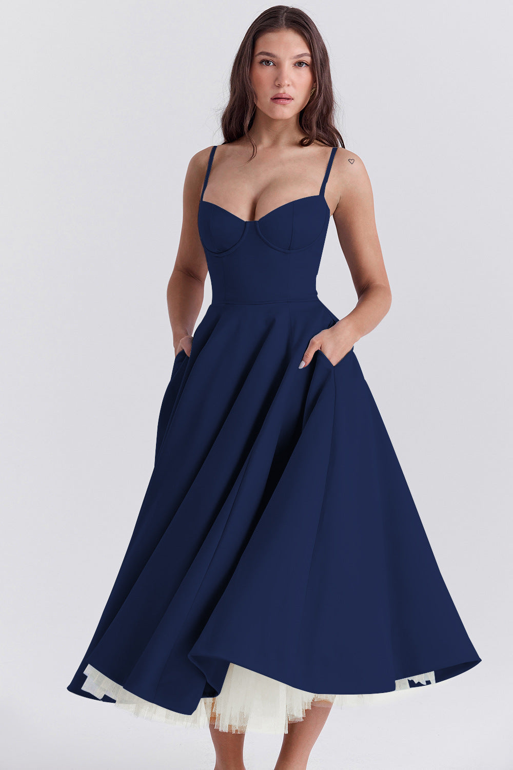Estelle - Women's Flared Midi Dress - photo 11