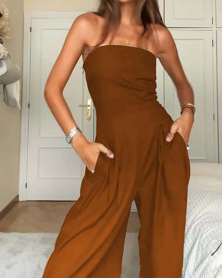 Ulla - Women's Strapless Jumpsuit - photo 5