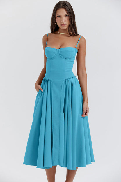 Veerle - Women's Flared Midi Dress - photo 6