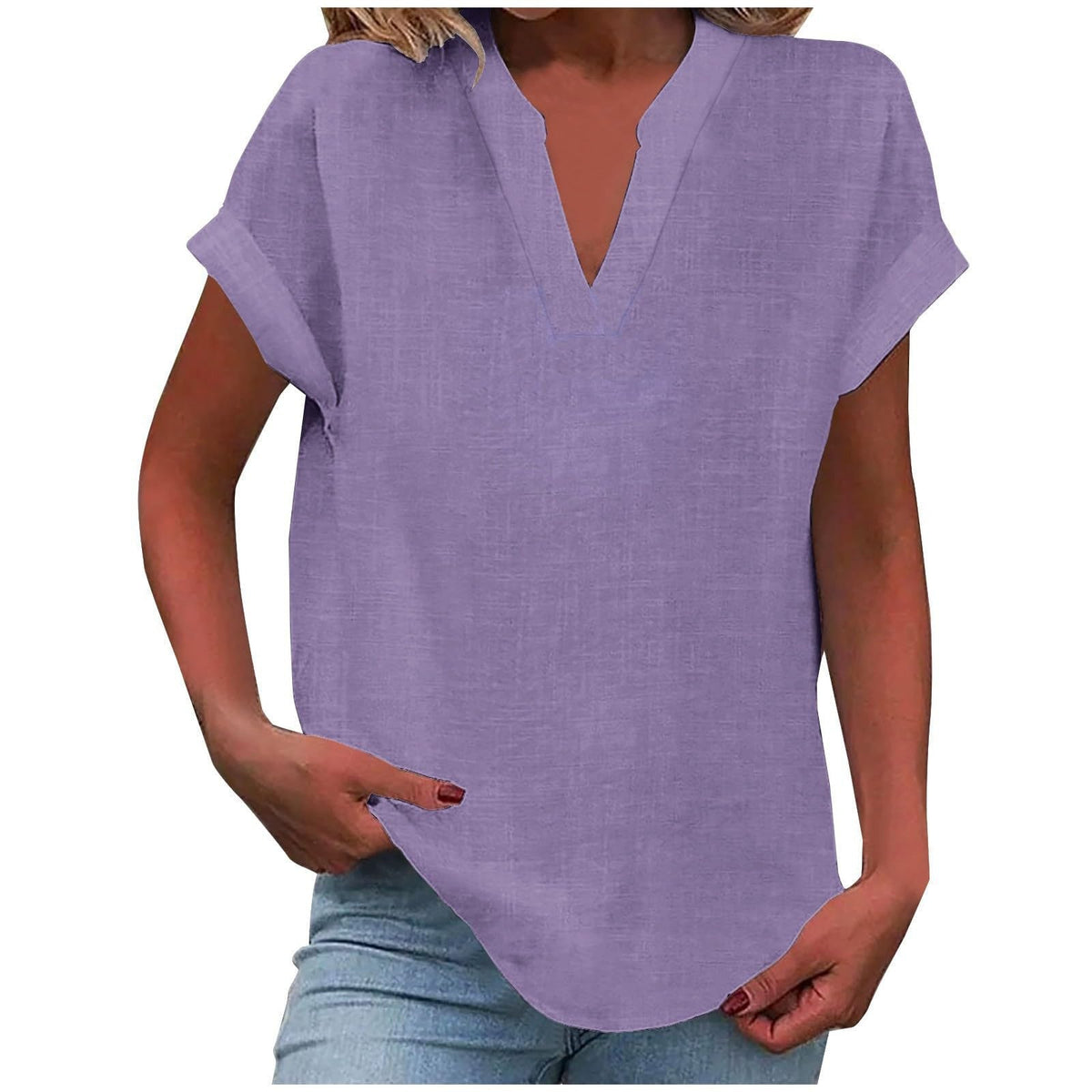 Bronte - Women's Linen Short Top - photo 1