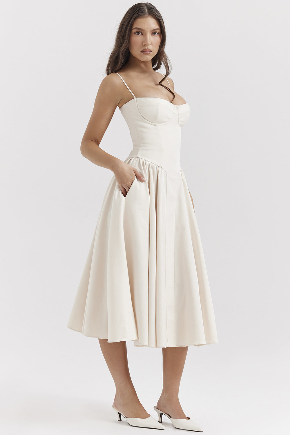 Veerle - Women's Flared Midi Dress - photo 20