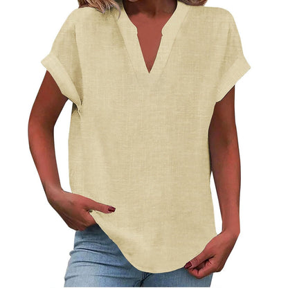 Bronte - Women's Linen Short Top - photo 7