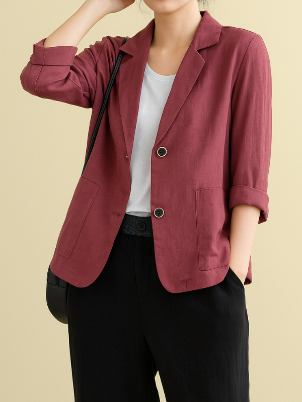 Rosalyn - Blazer di lino da donna