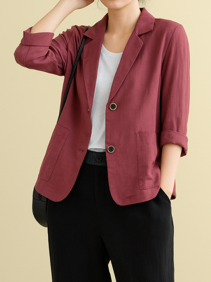 Rosalyn - Blazer di lino da donna