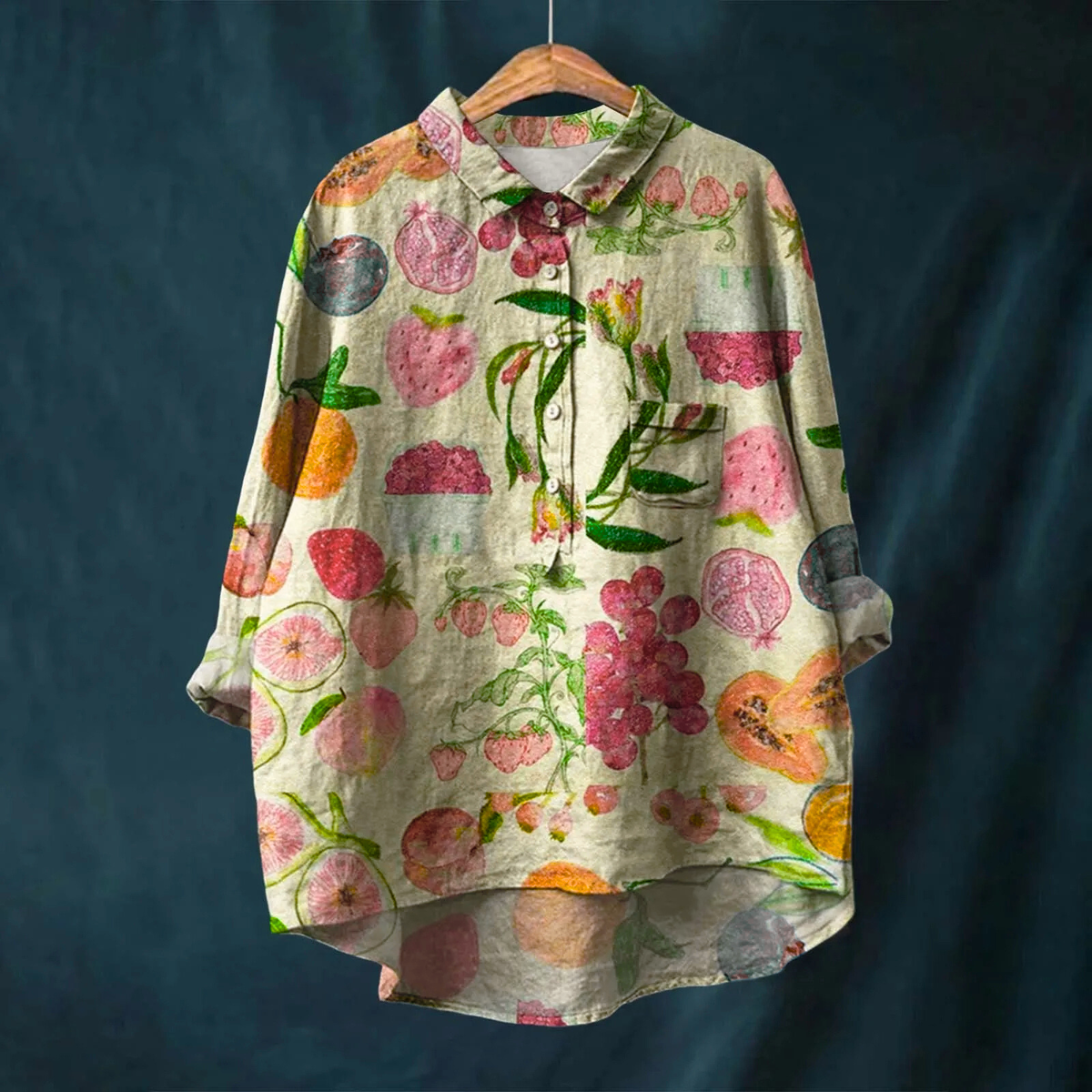 Maribel - Women's Medium Floral Top - photo 6