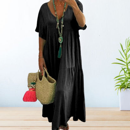 Jolaine - Women's Relaxed Fit Summer Maxi Dress (Plus Size Available) - photo 3