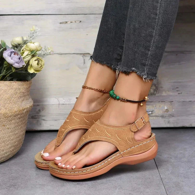 Fleur - Women's Comfort Flat Sandal