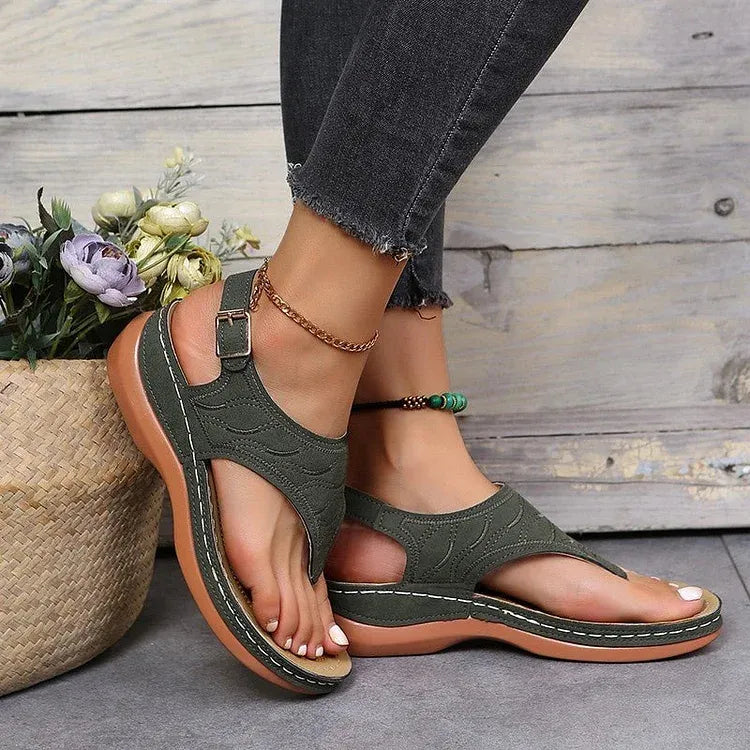 Fleur - Women's Comfort Flat Sandal