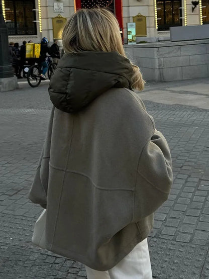 Annika - Women's Hooded Oversized Jacket