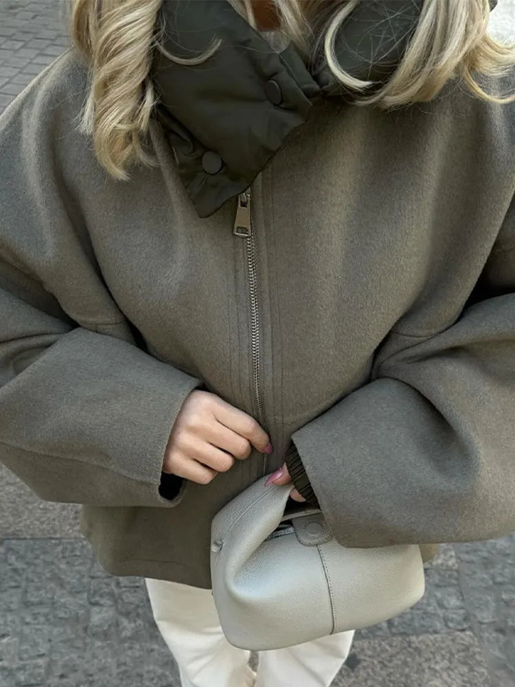 Annika - Women's Hooded Oversized Jacket