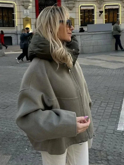 Annika - Women's Hooded Oversized Jacket