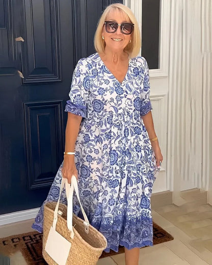 Camilla - Women's Relaxed Summer Maxi Dress - photo 1