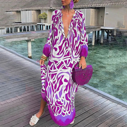 Amaia - Women's Caftan Maxi Dress