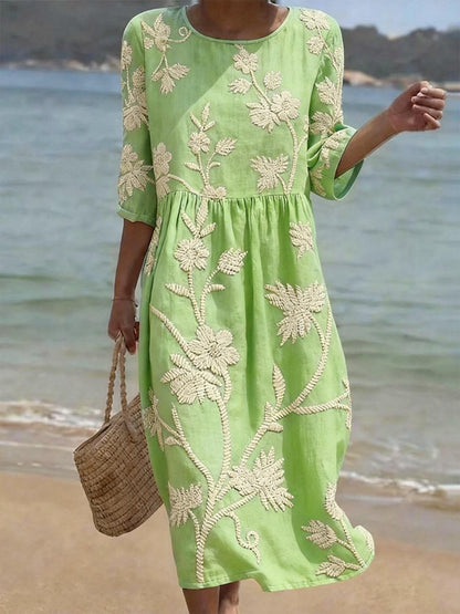 Georgiana - Women's Round Floral Dress - photo 4