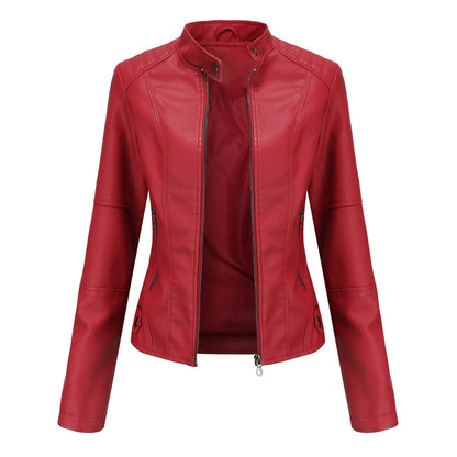Tove - Women's Leather Tailored Jacket