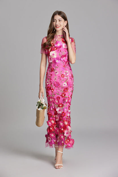 Saskia - Women's Sheath Maxi Sheer Dress - photo 20