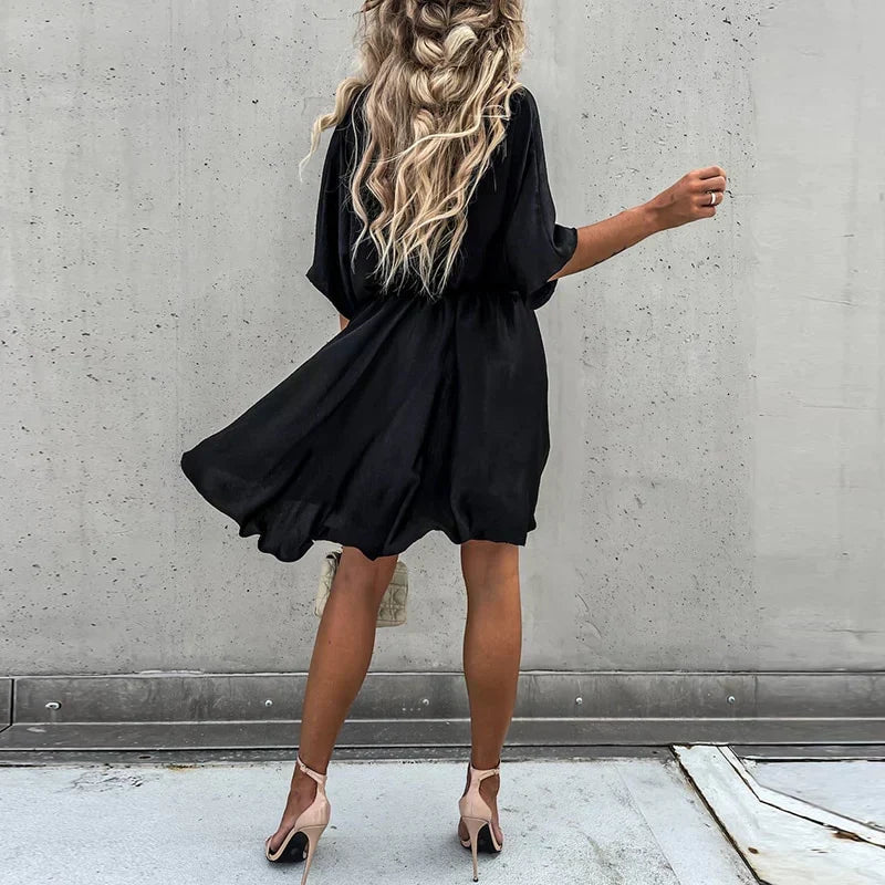Stella - Women's Flowy Mini Dress - photo 10