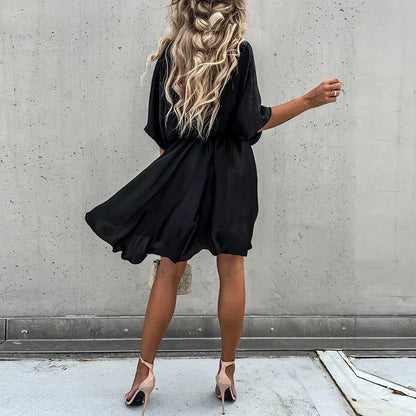 Stella - Women's Flowy Mini Dress - photo 10