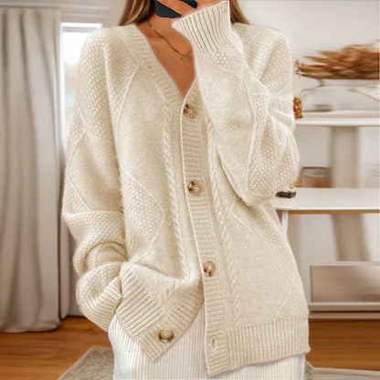 Eulalie - Women's Long Button-Down Cardigan - photo 1