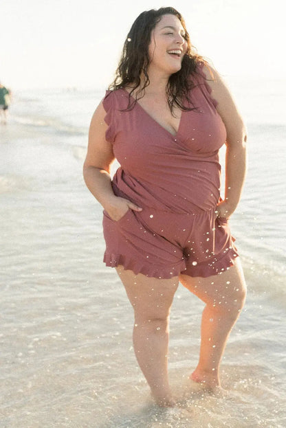 Abigail - Plus Size Swimsuit with Tummy Coverage for Women - photo 9