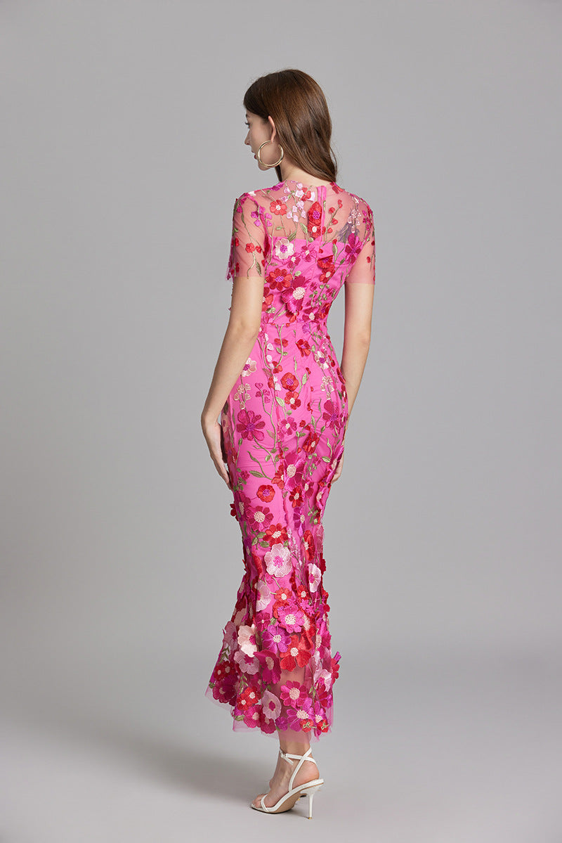 Saskia - Women's Sheath Maxi Sheer Dress - photo 23
