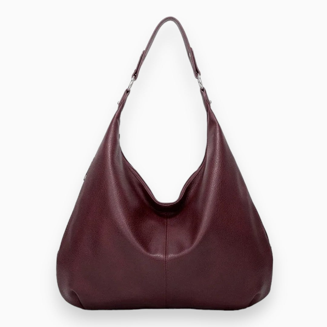 Hallie - Women's Leather Hobo Bag