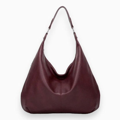 Hallie - Women's Leather Hobo Bag