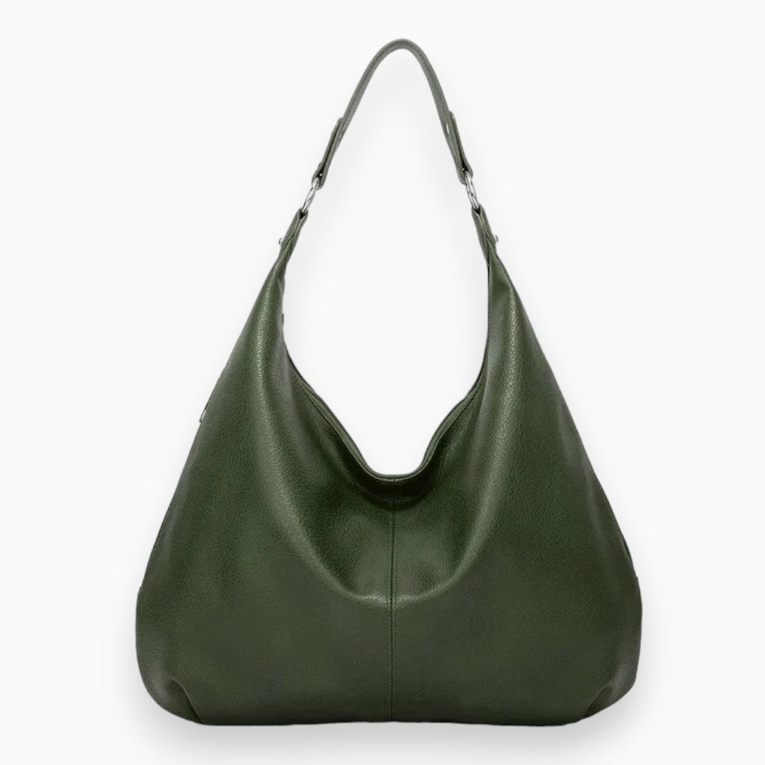 Hallie - Women's Leather Hobo Bag