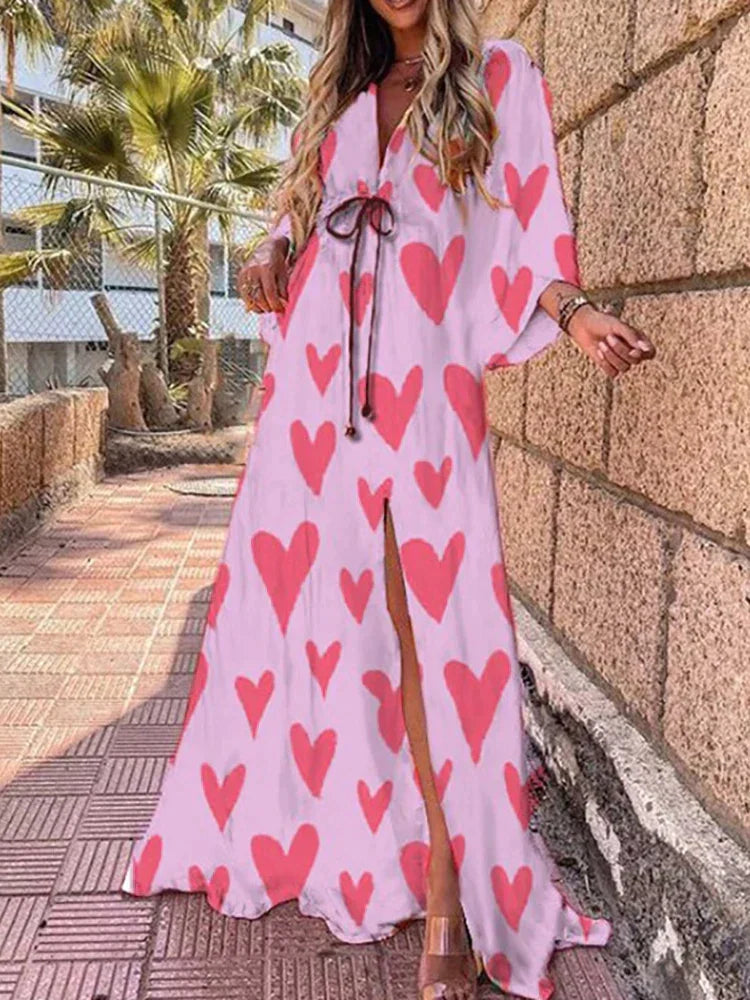 Gwendolen - Abito lungo da donna a linea ad A
