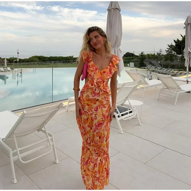 Francesca - Women's Ruffle Dress - photo 6