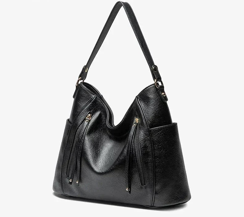 Perrine - Women's Leather Crossbody Strap Bag - photo 7