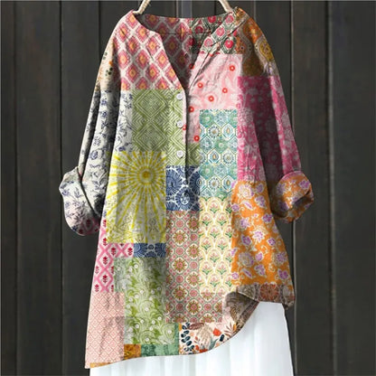 Women's Poppy – Chic Blouse with Floral Accents - photo 7