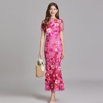 Saskia - Women's Sheath Maxi Sheer Dress - photo 19