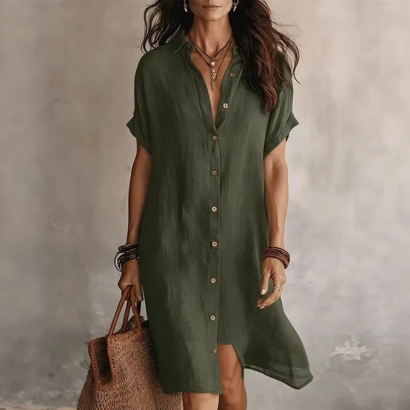 Berenice - Women's Shirt Midi Dress - photo 2