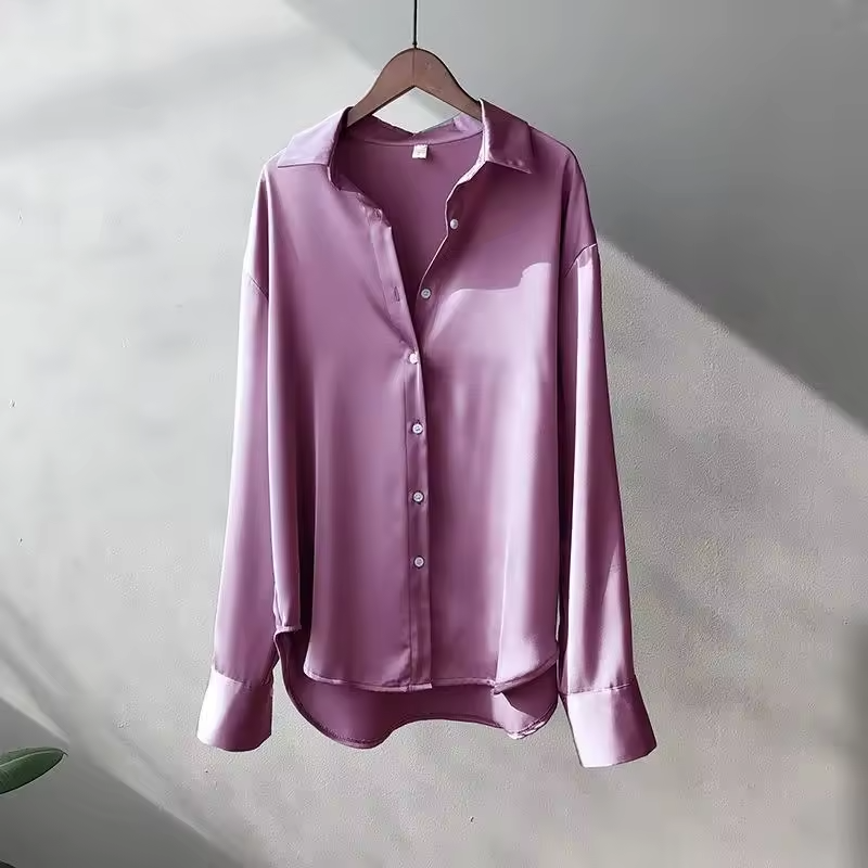 Romy - Women's Silk Long Top