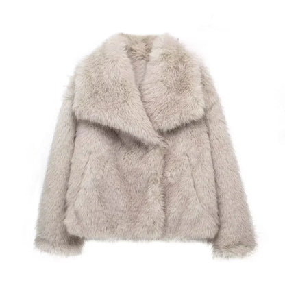 Harriet - Women's Faux Fur Lightweight Coat - photo 1