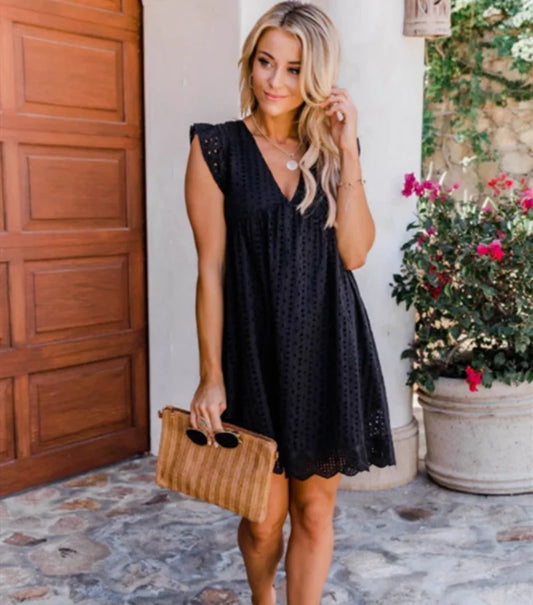 Wilma - Women's V-Neck Party Dress - photo 1