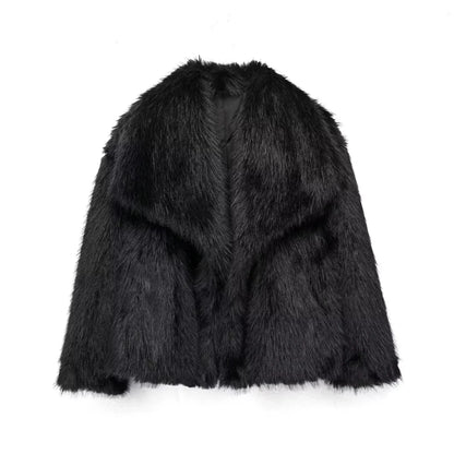 Harriet - Women's Faux Fur Lightweight Coat - photo 8
